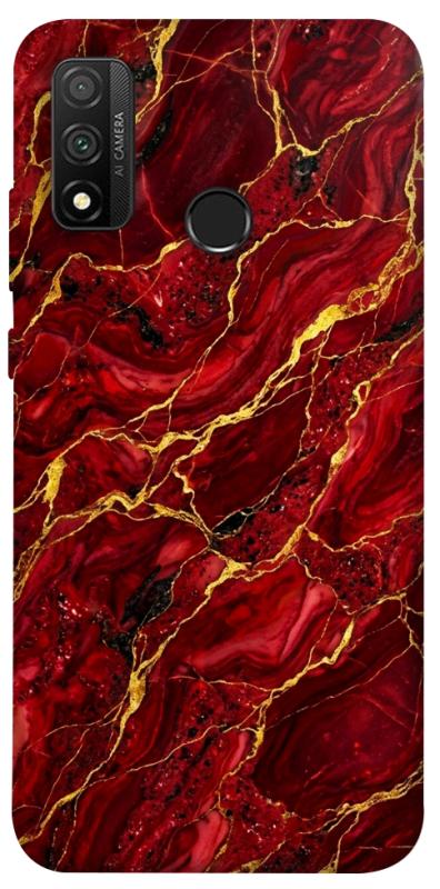 Чехол itsPrint Burgundy gold для Huawei P Smart (2020), мрамор, купить оптом с доставкой