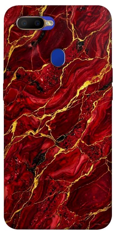 Чехол itsPrint Burgundy gold для Oppo A5s / Oppo A12, мрамор, купить оптом с доставкой