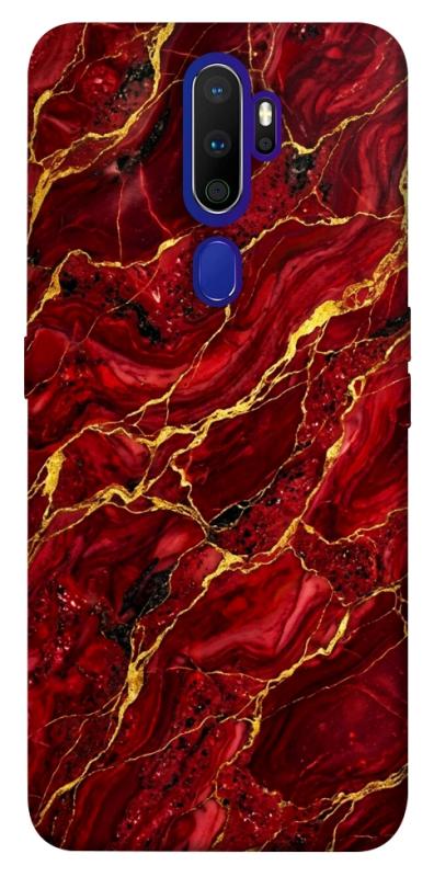 Чехол itsPrint Burgundy gold для Oppo A5 (2020) / Oppo A9 (2020), мрамор, купить оптом с доставкой