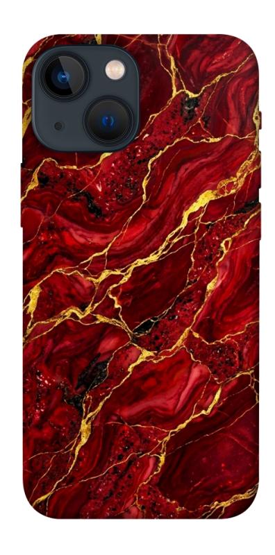 Чехол itsPrint Burgundy gold для Apple iPhone 13 mini (5.4"), мрамор, купить оптом с доставкой
