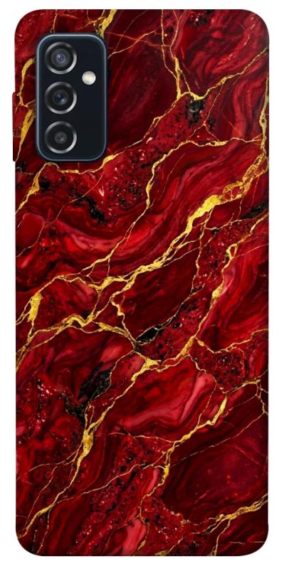 Чохол itsPrint Burgundy gold для Samsung Galaxy M52, мармур, купити оптом з доставкою