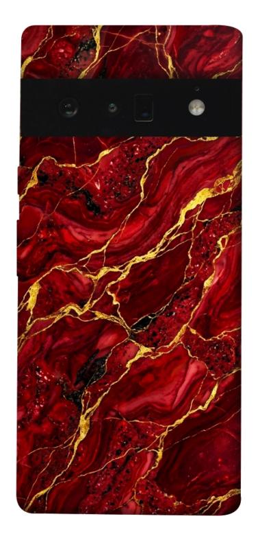 Чехол itsPrint Burgundy gold для Google Pixel 6 Pro, мрамор, купить оптом с доставкой