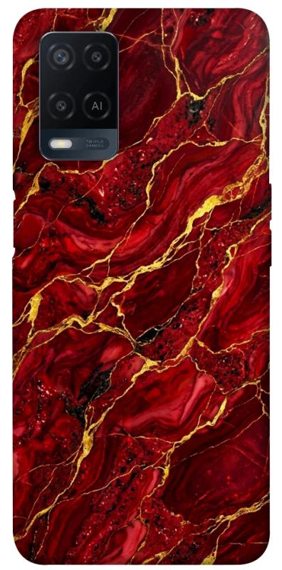 Чохол itsPrint Burgundy gold для Oppo A16s / A16, мармур, купити оптом з доставкою