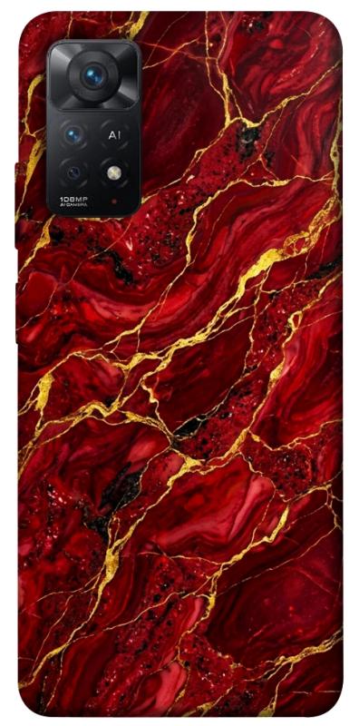 Чохол itsPrint Burgundy gold для Xiaomi Redmi Note 11 Pro 4G/5G, мармур, купити оптом з доставкою