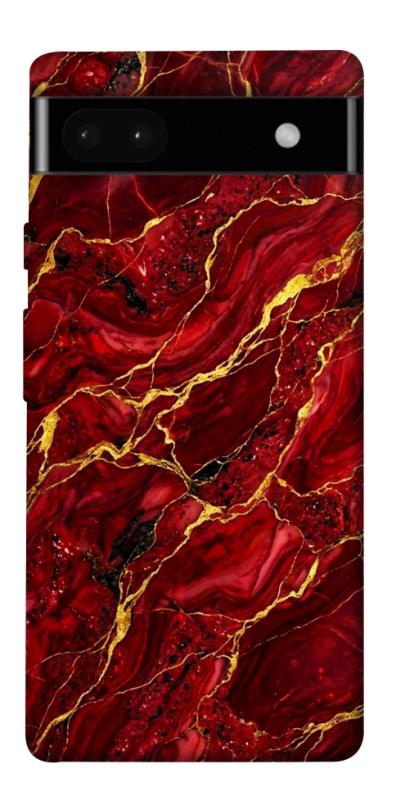 Чохол itsPrint Burgundy gold для Google Pixel 6a, мармур, купити оптом з доставкою