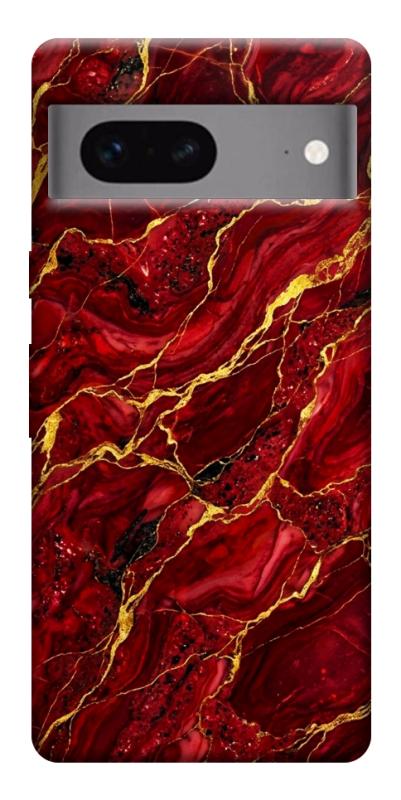 Чохол itsPrint Burgundy gold для Google Pixel 7, мармур, купити оптом з доставкою