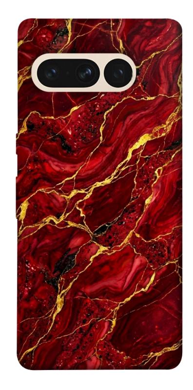 Чохол itsPrint Burgundy gold для Google Pixel 7 Pro, мармур, купити оптом з доставкою