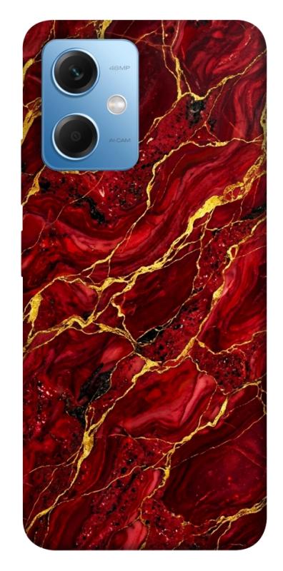 Чохол itsPrint Burgundy gold для Xiaomi Redmi Note 12 5G, мармур, купити оптом з доставкою