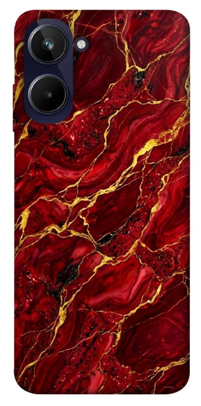 Чехол itsPrint Burgundy gold для Realme 10 4G, мрамор, купить оптом с доставкой