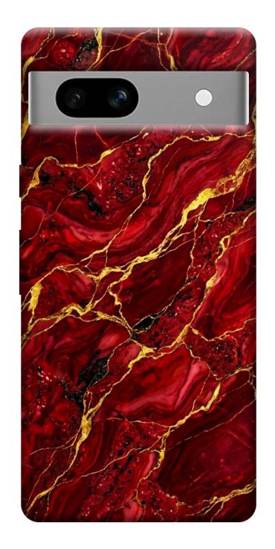 Чехол itsPrint Burgundy gold для Google Pixel 7a, мрамор, купить оптом с доставкой