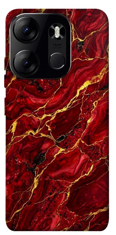 Чохол itsPrint Burgundy gold для Tecno Spark Go 2023, мармур, купити оптом з доставкою