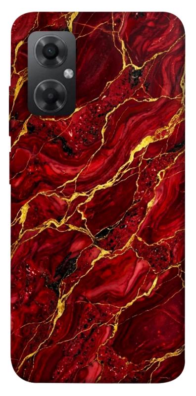 Чохол itsPrint Burgundy gold для Xiaomi Redmi Note 11R, мармур, купити оптом з доставкою