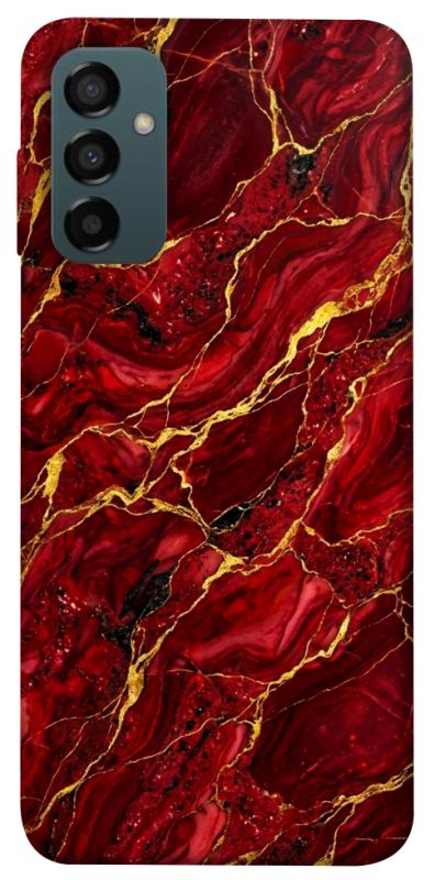 Чохол itsPrint Burgundy gold для Samsung Galaxy M34 5G, мармур, купити оптом з доставкою