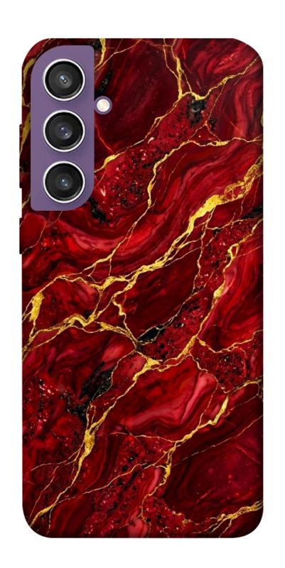 Чехол itsPrint Burgundy gold для Samsung Galaxy S23 FE, мрамор, купить оптом с доставкой