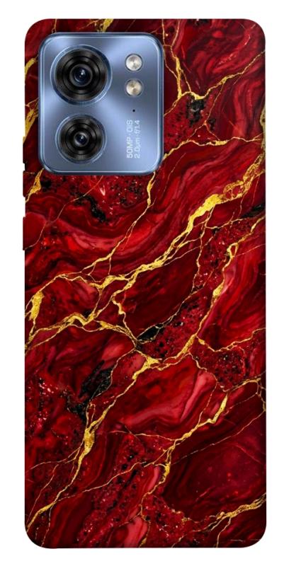 Чехол itsPrint Burgundy gold для Motorola Edge 40, мрамор, купить оптом с доставкой