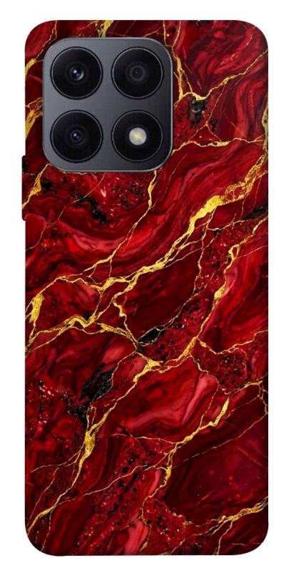Чохол itsPrint Burgundy gold для Huawei Honor X8a, мармур, купити оптом з доставкою