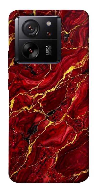 Чехол itsPrint Burgundy gold для Xiaomi 13T, мрамор, купить оптом с доставкой