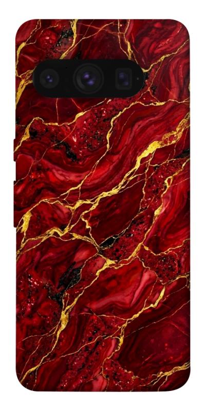 Чохол itsPrint Burgundy gold для Google Pixel 8 Pro, мармур, купити оптом з доставкою