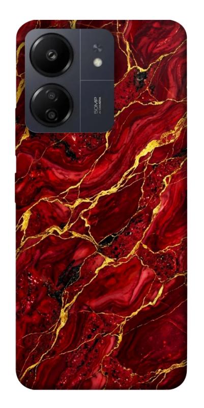 Чехол itsPrint Burgundy gold для Xiaomi Redmi 13C, мрамор, купить оптом с доставкой