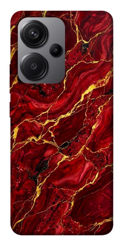 Чохол itsPrint Burgundy gold для Xiaomi Redmi Note 13 Pro+, мармур, купити оптом з доставкою