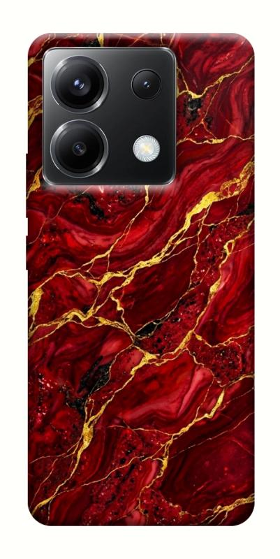 Чехол itsPrint Burgundy gold для Xiaomi Poco X6, мрамор, купить оптом с доставкой