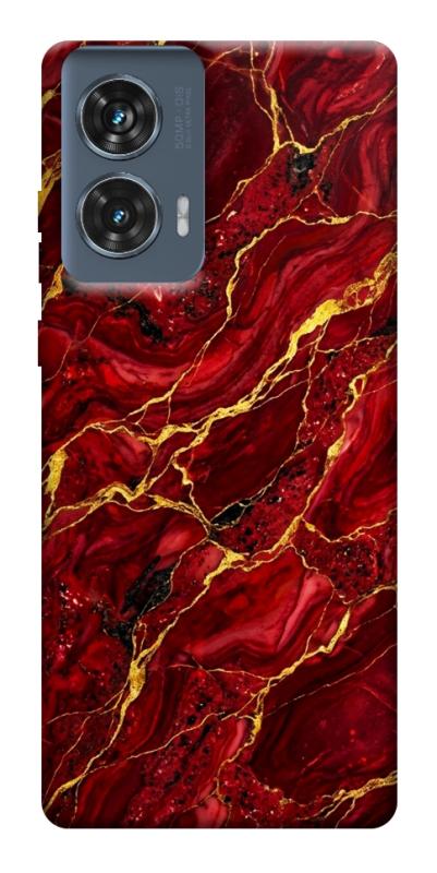 Чехол itsPrint Burgundy gold для Motorola Edge 50 Fusion, мрамор, купить оптом с доставкой