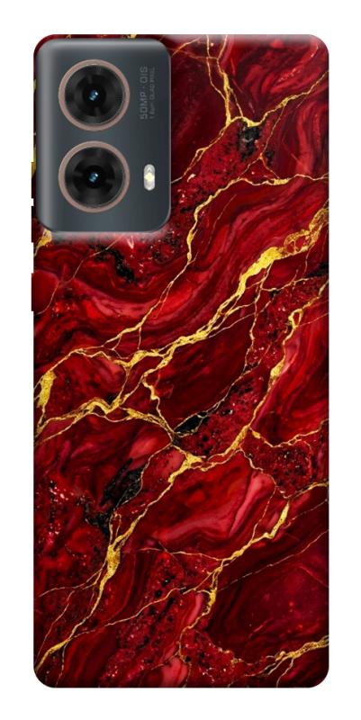 Чехол itsPrint Burgundy gold для Motorola Moto G85, мрамор, купить оптом с доставкой