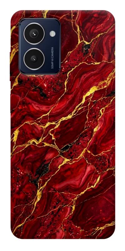 Чехол itsPrint Burgundy gold для HMD Pulse Pro, мрамор, купить оптом с доставкой