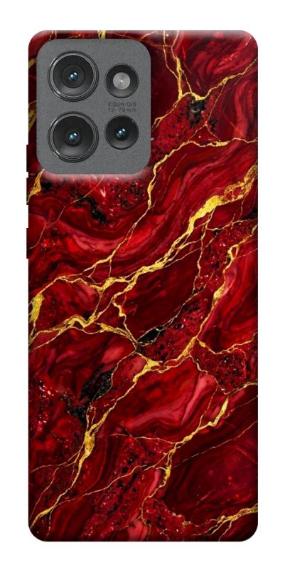 Чехол itsPrint Burgundy gold для Motorola Edge 50, мрамор, купить оптом с доставкой