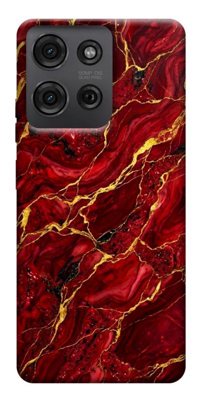 Чехол itsPrint Burgundy gold для Motorola Moto G75 5G, мрамор, купить оптом с доставкой