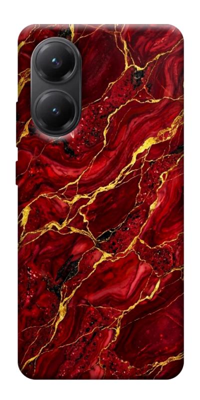 Чехол itsPrint Burgundy gold для Xiaomi Poco X7 Pro, мрамор, купить оптом с доставкой