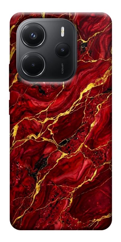 Чехол itsPrint Burgundy gold для Xiaomi Redmi Note 14 4G (Int. version), мрамор, купить оптом с доставкой