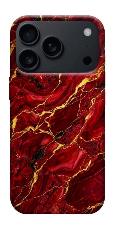 Чехол itsPrint Burgundy gold для Apple iPhone 17 Pro Max (6.9"), мрамор, купить оптом с доставкой