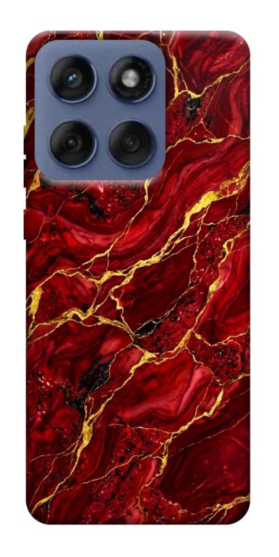 Чехол itsPrint Burgundy gold для Motorola Edge 60 Fusion, мрамор, купить оптом с доставкой