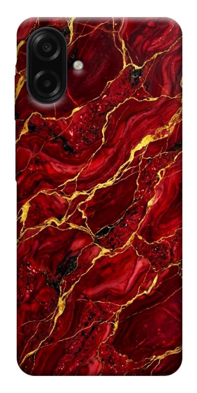 Чехол itsPrint Burgundy gold для Samsung Galaxy A07, мрамор, купить оптом с доставкой