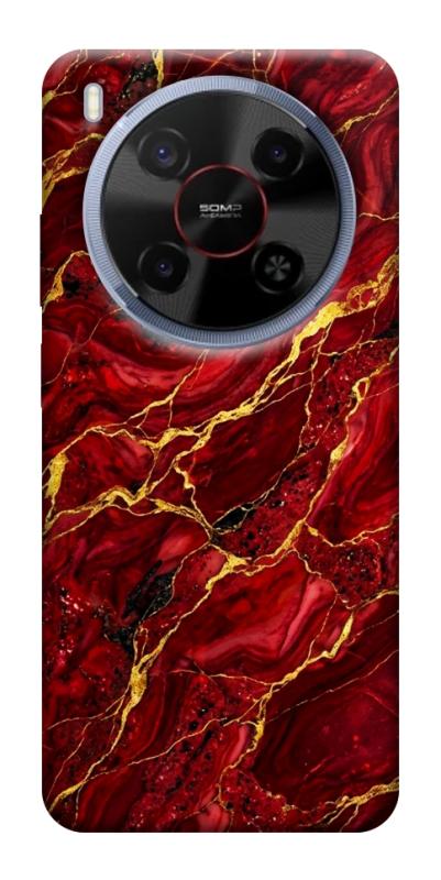 Чехол itsPrint Burgundy gold для ZTE Nubia V70 Max, мрамор, купить оптом с доставкой