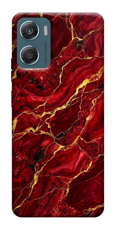 Чехол itsPrint Burgundy gold для Motorola Moto G06, мрамор, купить оптом с доставкой