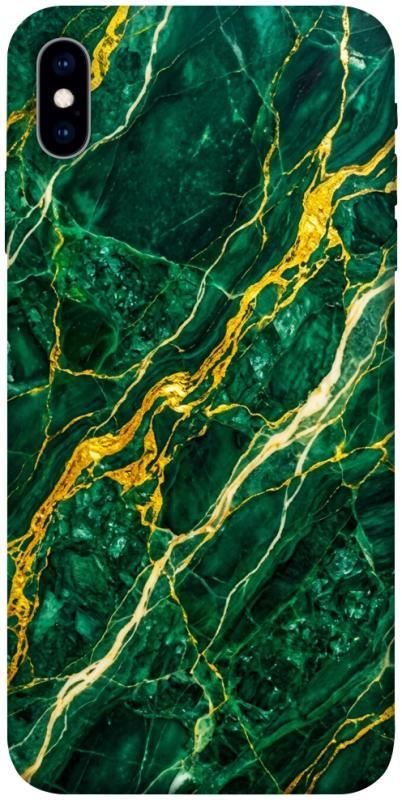Чохол itsPrint Emerald gold для Apple iPhone X (5.8"), мармур, купити оптом з доставкою