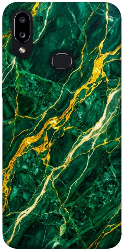Чехол itsPrint Emerald gold для Samsung Galaxy A10s, мрамор, купить оптом с доставкой