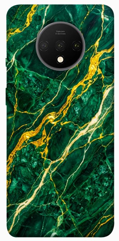 Чохол itsPrint Emerald gold для OnePlus 7T, мармур, купити оптом з доставкою
