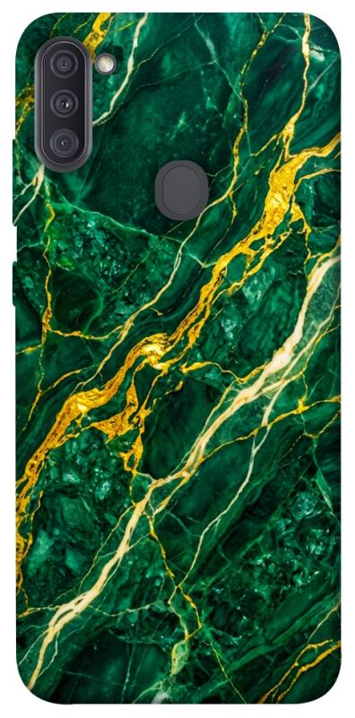 Чехол itsPrint Emerald gold для Samsung Galaxy A11, мрамор, купить оптом с доставкой