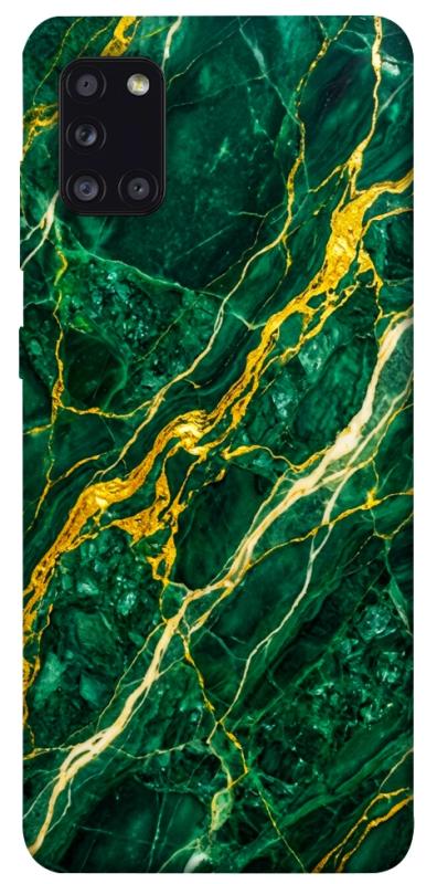 Чохол itsPrint Emerald gold для Samsung Galaxy A31, мармур, купити оптом з доставкою