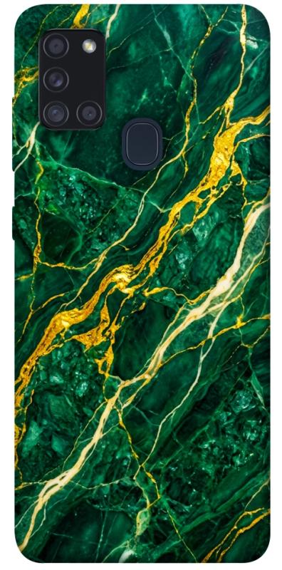 Чохол itsPrint Emerald gold для Samsung Galaxy A21s, мармур, купити оптом з доставкою