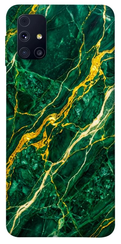 Чохол itsPrint Emerald gold для Samsung Galaxy M31s, мармур, купити оптом з доставкою