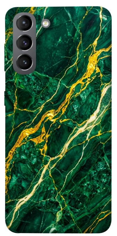 Чохол itsPrint Emerald gold для Samsung Galaxy S21, мармур, купити оптом з доставкою
