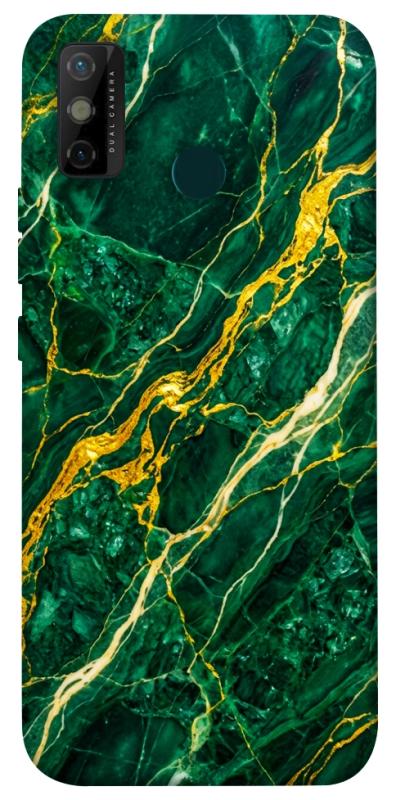 Чохол itsPrint Emerald gold для TECNO Spark 6 Go, мармур, купити оптом з доставкою