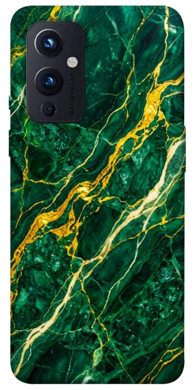 Чехол itsPrint Emerald gold для OnePlus 9, мрамор, купить оптом с доставкой
