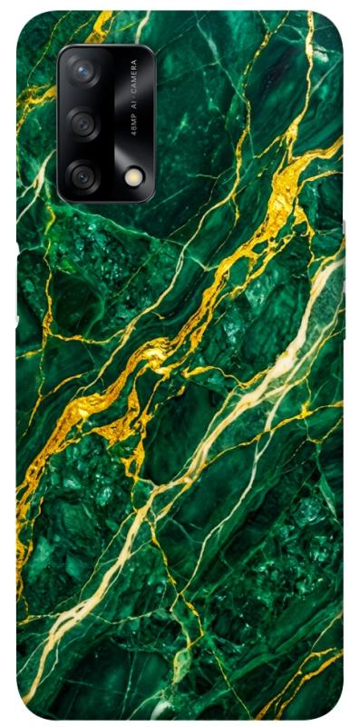 Чохол itsPrint Emerald gold для Oppo A74 4G, мармур, купити оптом з доставкою