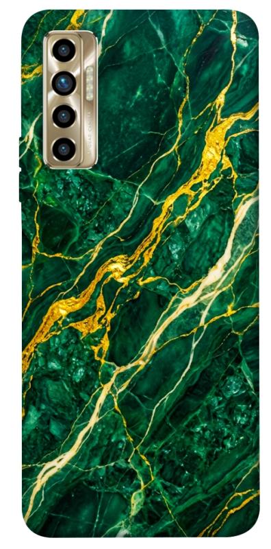 Чохол itsPrint Emerald gold для TECNO Camon 17P, мармур, купити оптом з доставкою