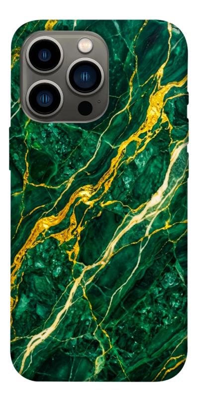 Чохол itsPrint Emerald gold для Apple iPhone 13 Pro (6.1"), мармур, купити оптом з доставкою